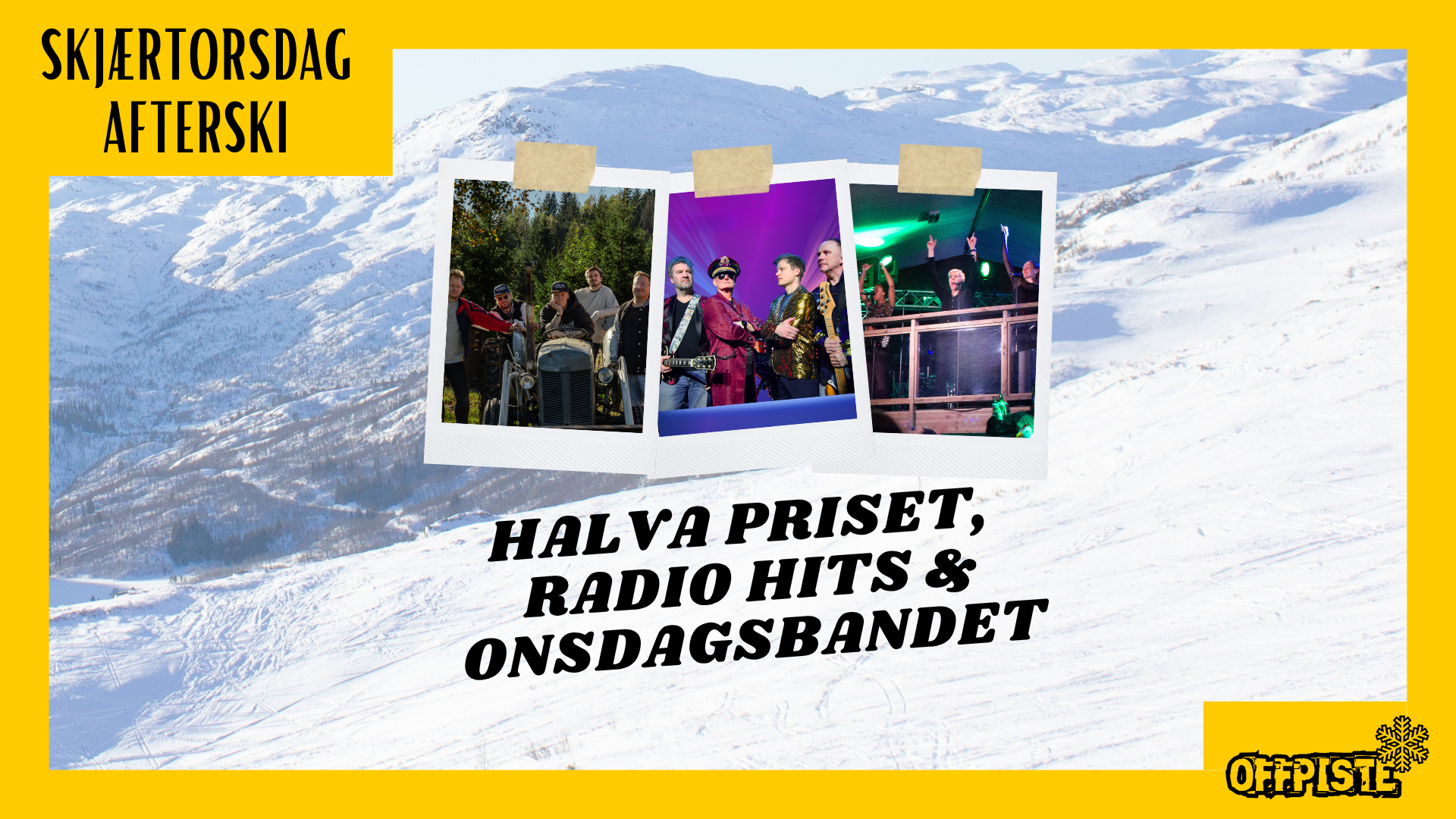 Skjærtorsdag 2026 plakat med artister