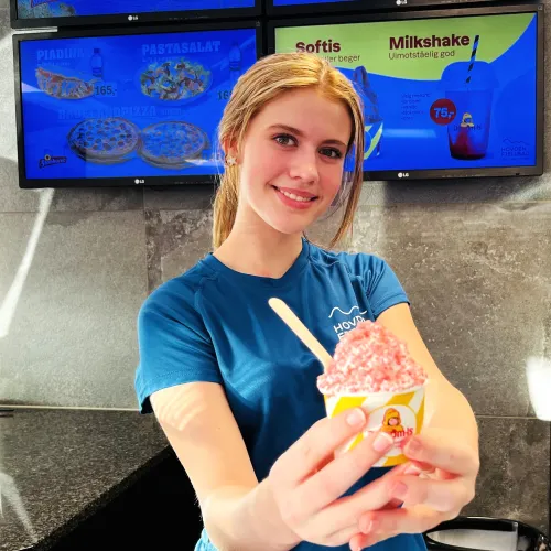 Sol i Fjellbads kafe