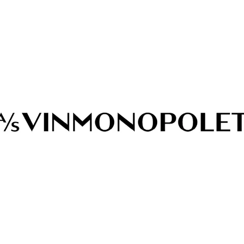 Logoen til A/S Vinmonopolet på Hovden