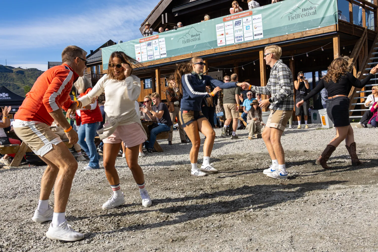 Dansing på Hovden Fjellfestival