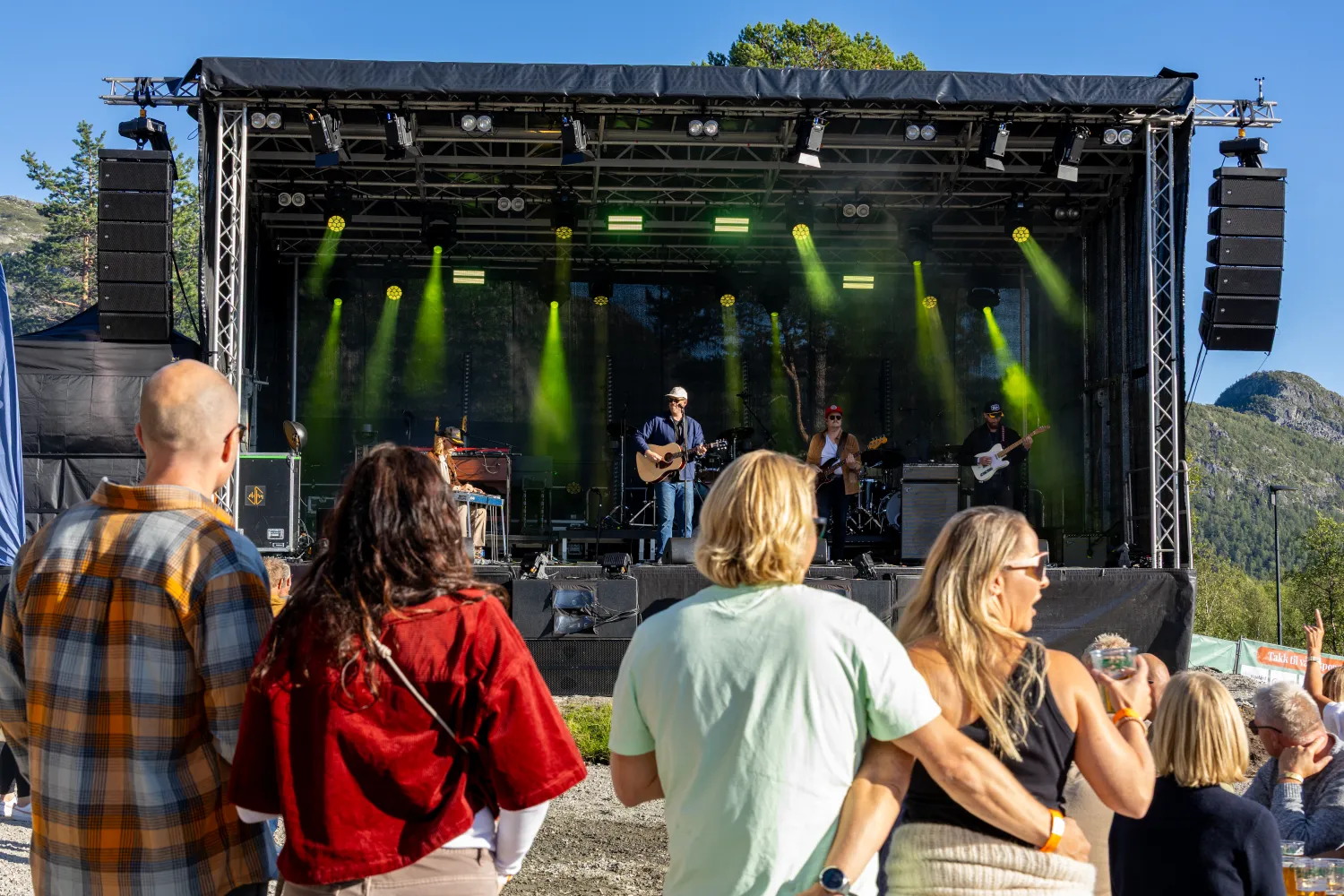 Stemning på Hovden Fjellfestival