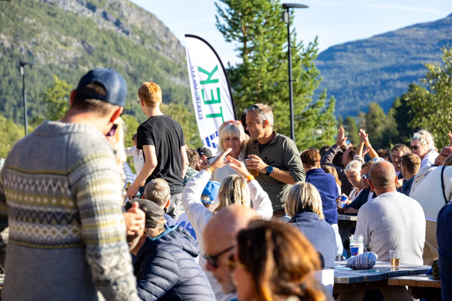 Publikumshav på Hovden Fjellfestival