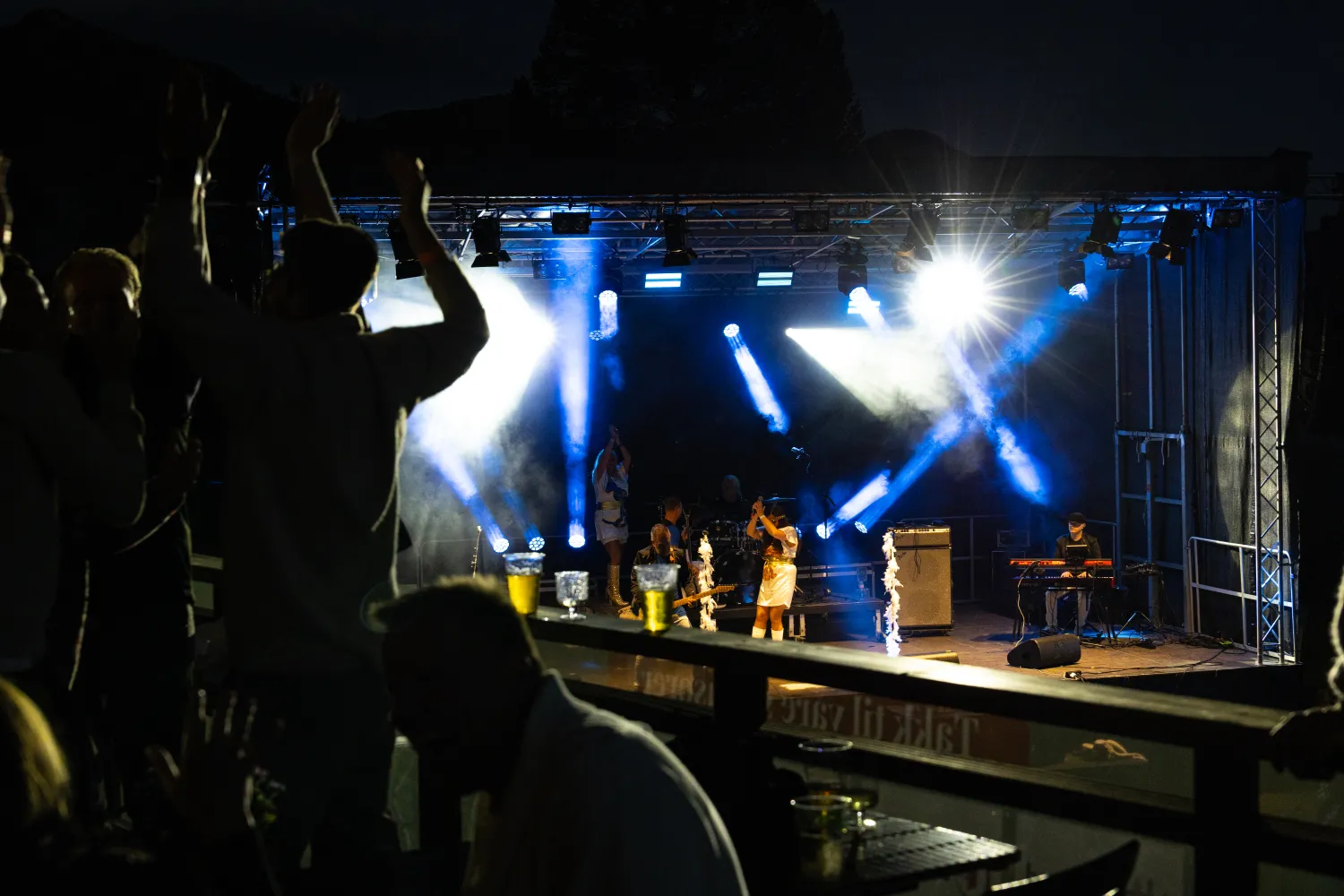 Nighttime SOS it´s ABBA time Hovden Fjellfestival