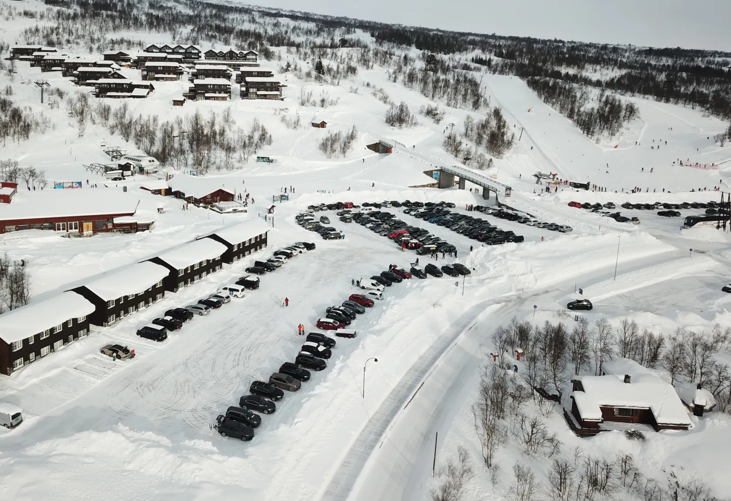 Hovden Alpinsenter Parkering