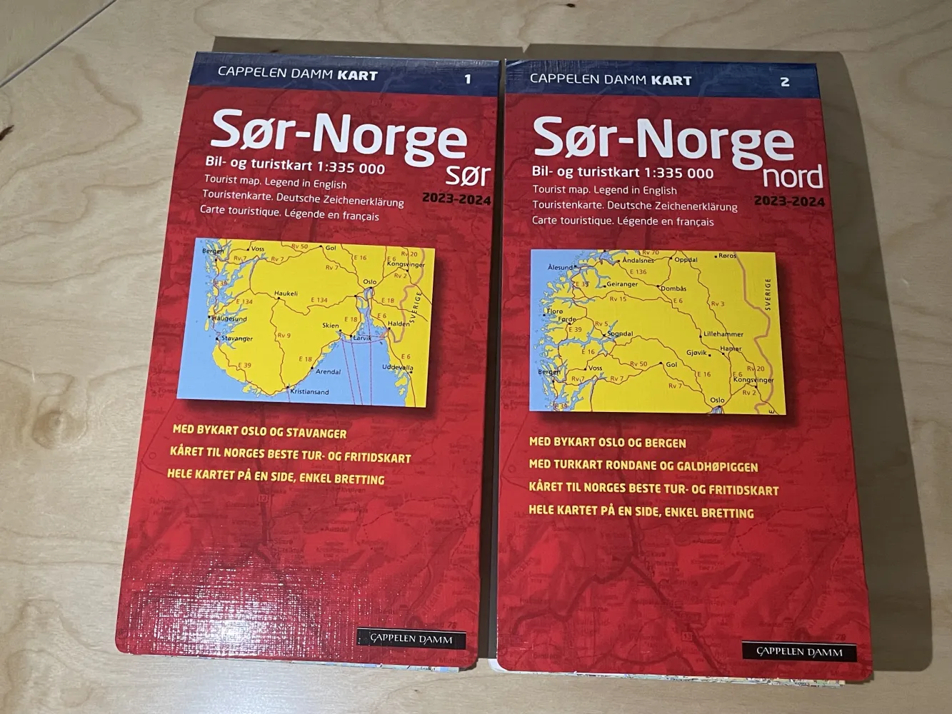 Sør-Norge kart