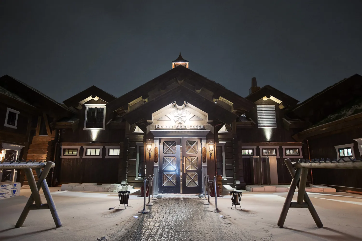 Hovden alpin lodge inngang