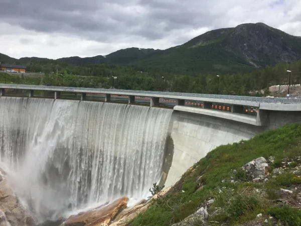 Dam Sarvsfossen i Bykle