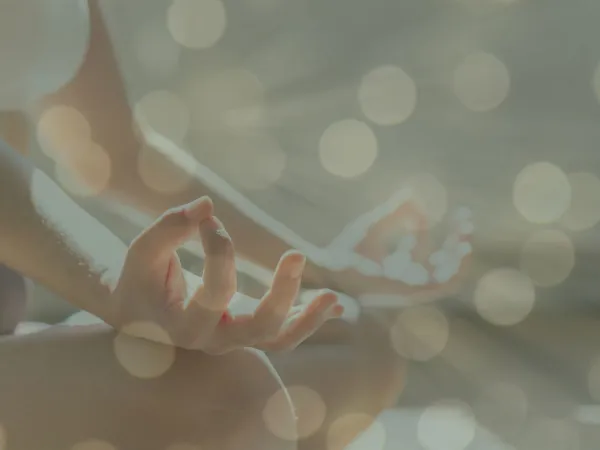 Yoga and breakfast in easter