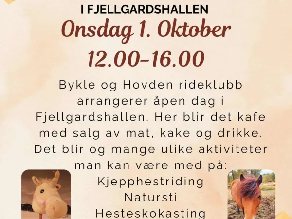 Kafe og aktivitetsdag i stallen.