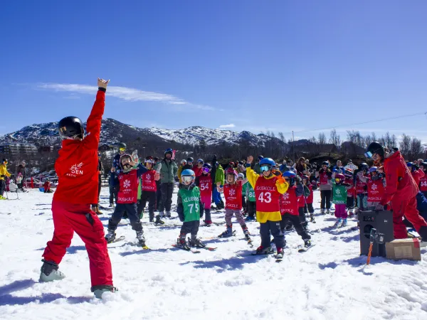 Slalåmrenn for de små i Tusseland