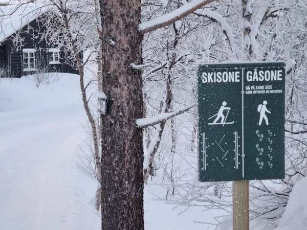 Winter hiking trail – Central Hovden