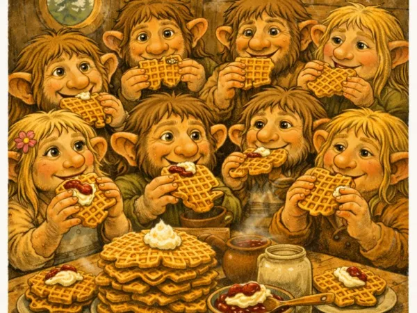 troll med vafler 
