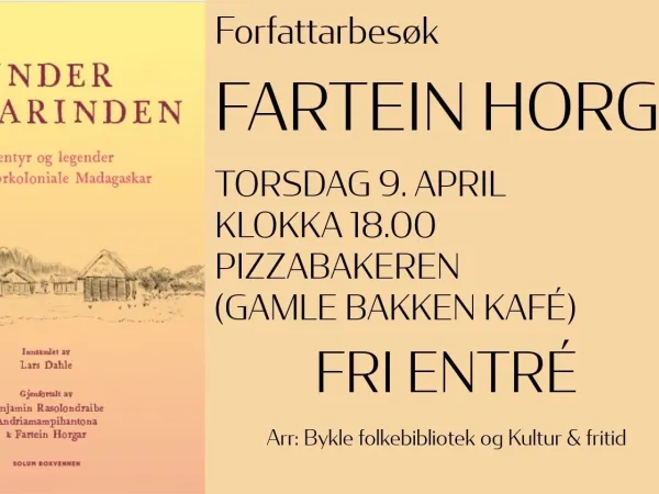 FORFATTARBESØK – Fartein Horgar