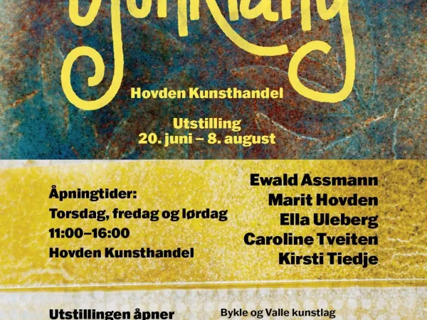 Arts and crafts exhibition "Gjenklang". Bykle og Valle art assosiation.