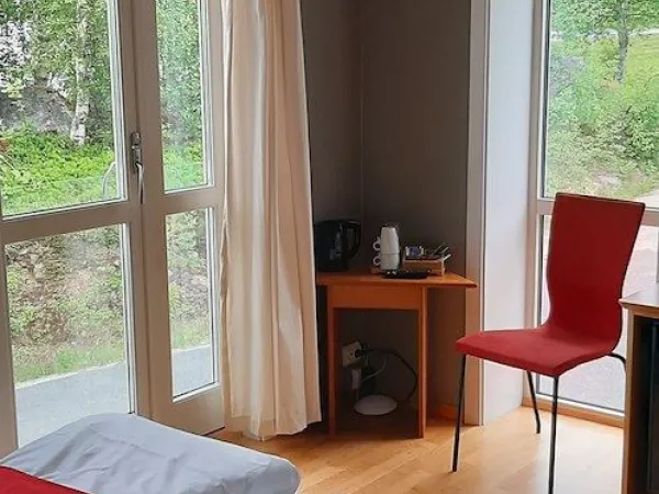 Familierom, enderom med ekstra vinduer