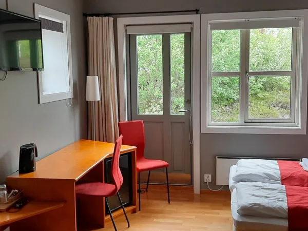 Familierom, enderom med ekstra vinduer